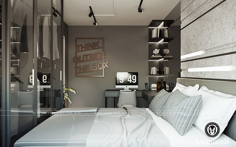 Thiết kế thi công nội thất phòng ngủ tạo được không gian phù hợp với cá tính gia chủ